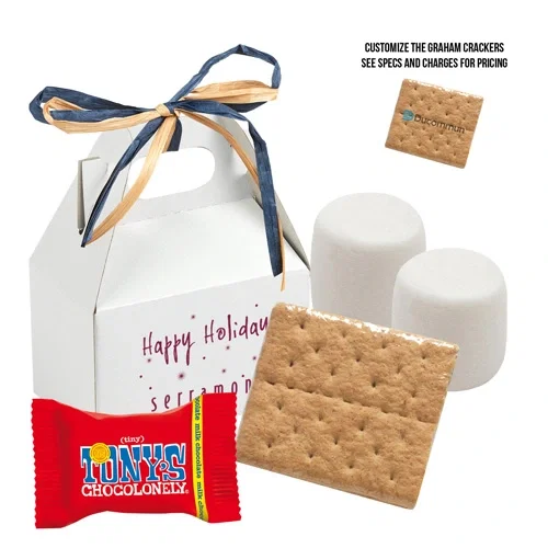 Chocolonely® S'mores Kit in Mini Gable Box — view 6