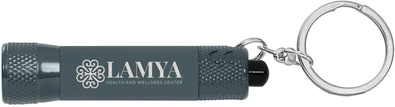 Chroma Softy Monochrome Metallic - LED Flashlight with Keyring  — view 3