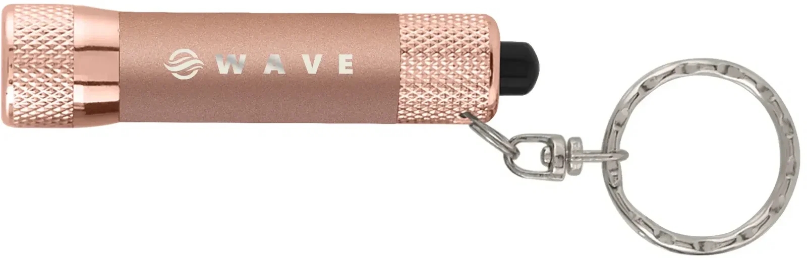 Chroma Softy Rose Gold Metallic - LED Flashlight with Keyring — view 3
