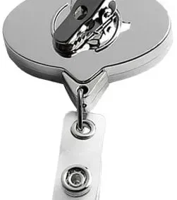 Custom Chrome JUMBO Oval Badge Reel — view 2