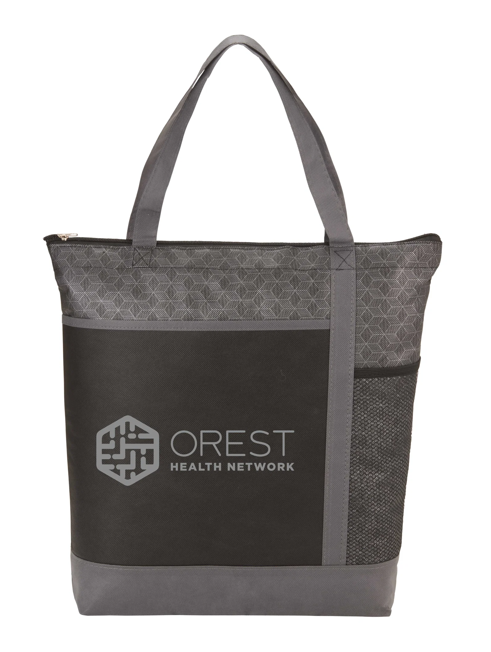 Chrome Non-Woven Zipper Convention Tote — view 13