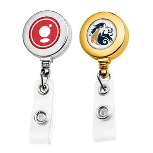 Custom Chrome Round Badge Reel