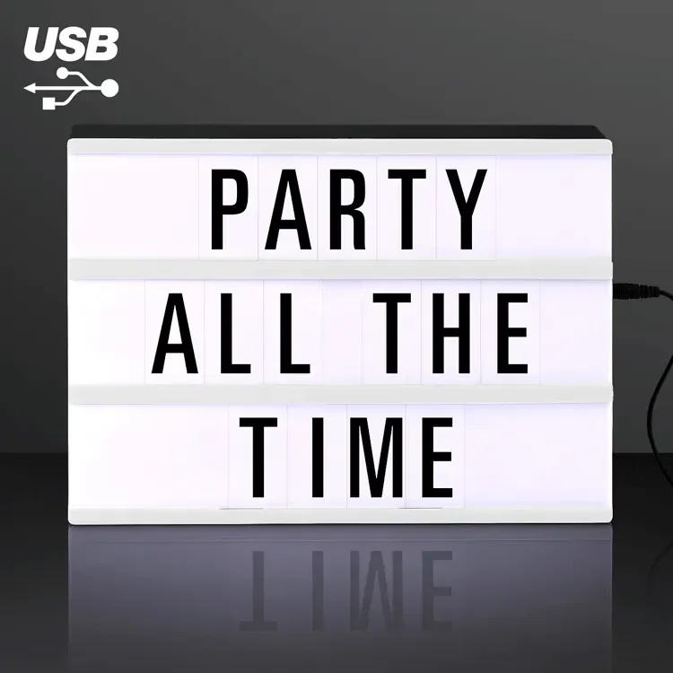 Cinema Light Box Mini Marquee, USB Powered LED Sign — view 2