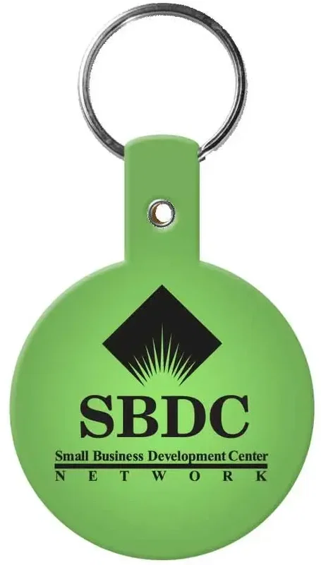 Custom Circle Flexible Key Tag — view 10