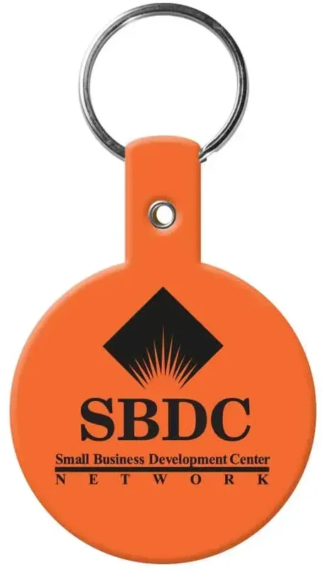 Custom Circle Flexible Key Tag — view 11