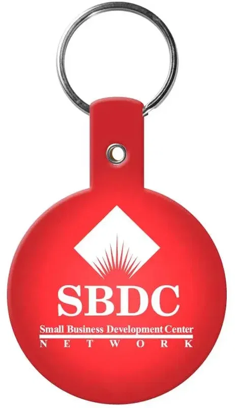 Custom Circle Flexible Key Tag — view 13