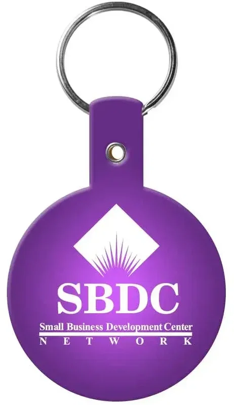 Custom Circle Flexible Key Tag — view 17