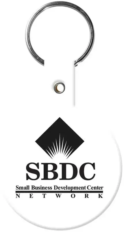 Custom Circle Flexible Key Tag — view 4
