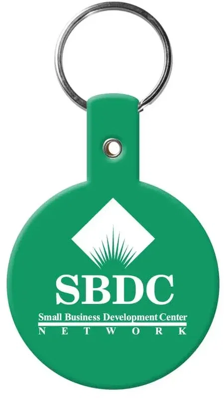 Custom Circle Flexible Key Tag — view 6