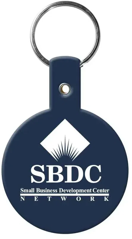 Custom Circle Flexible Key Tag — view 9