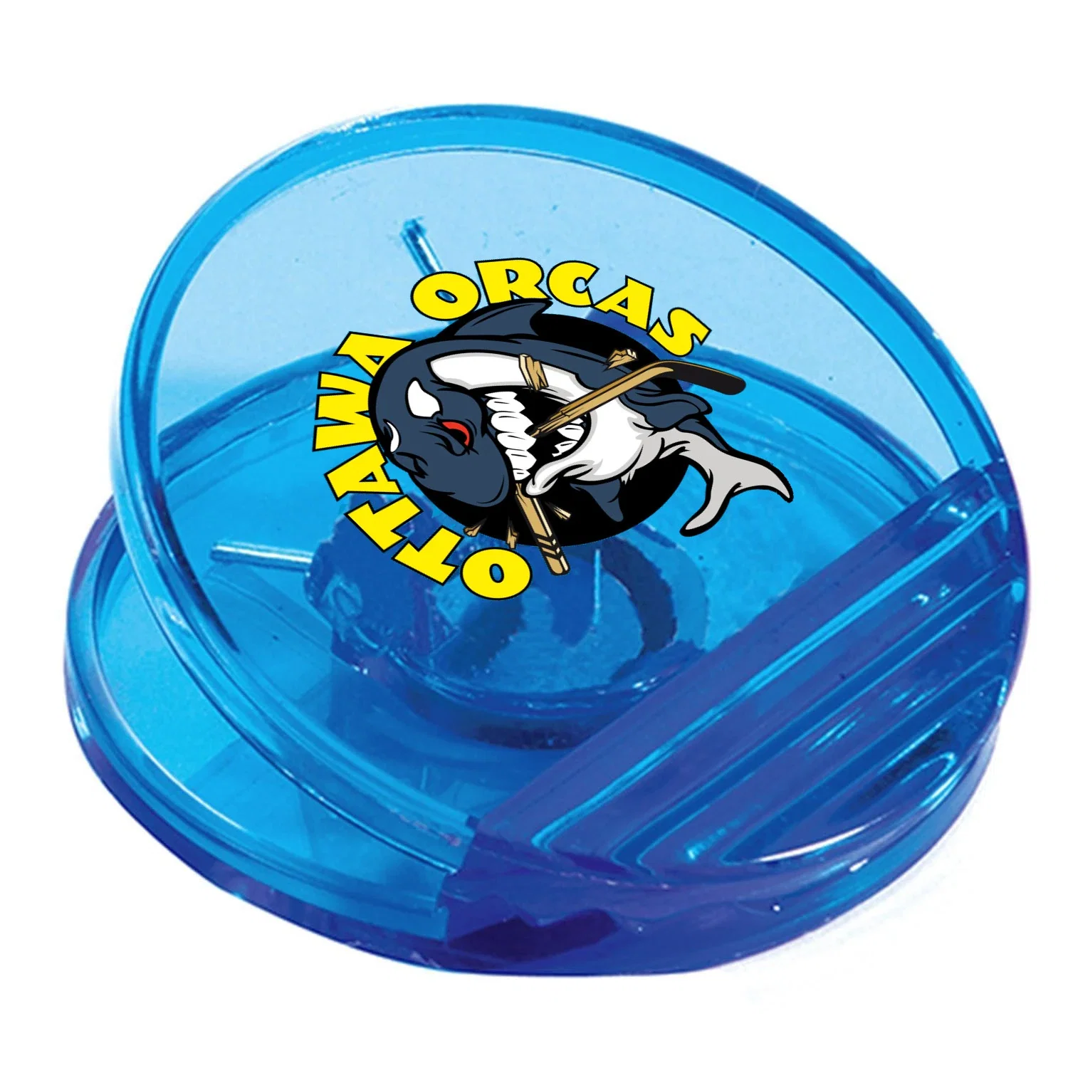 Circle Power Clip — Translucent Blue