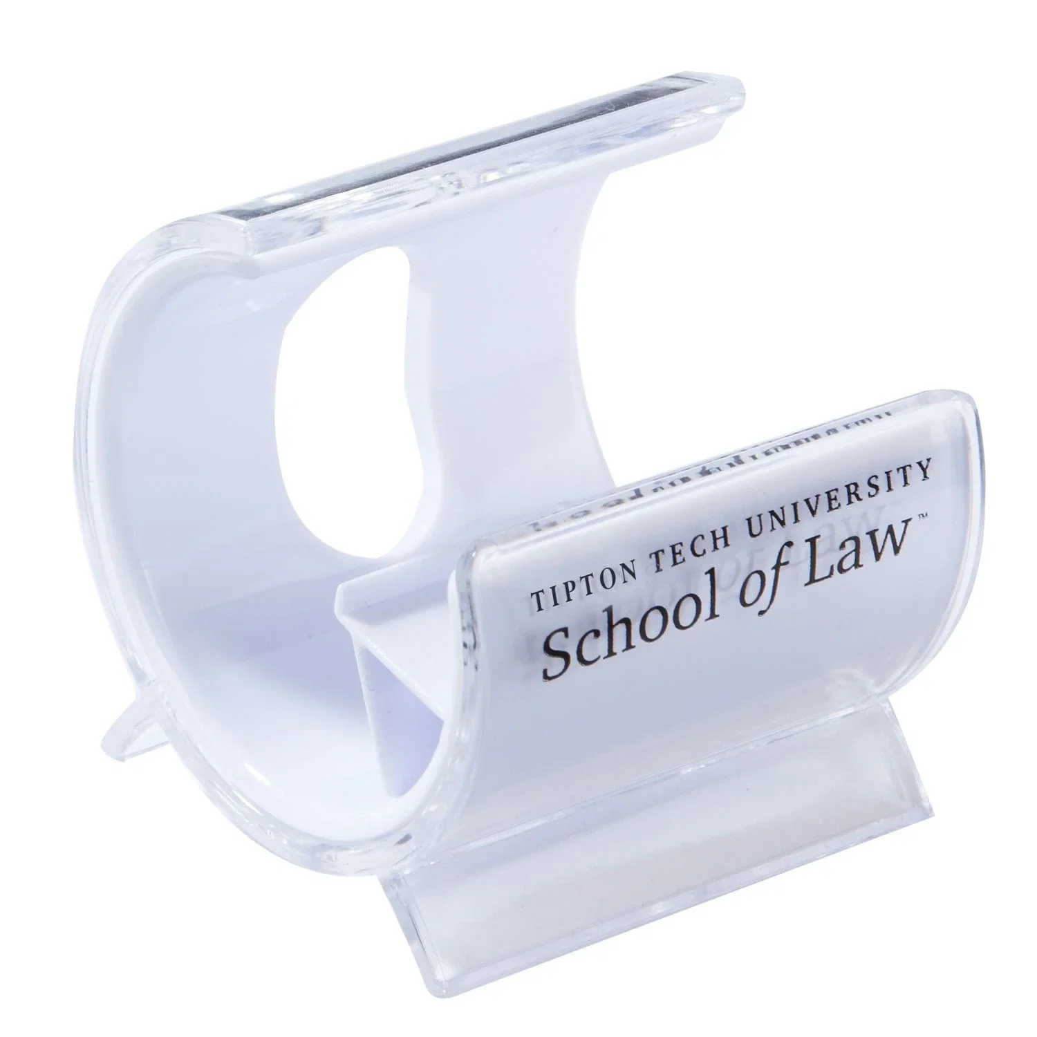 Clam Cell Phone Holder — White — view 2