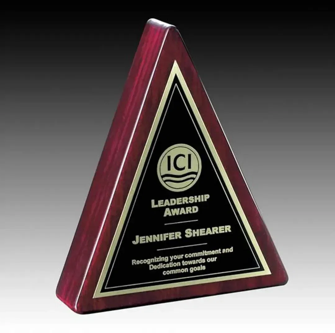 Customizable Rosewood Recognition Award — view 3