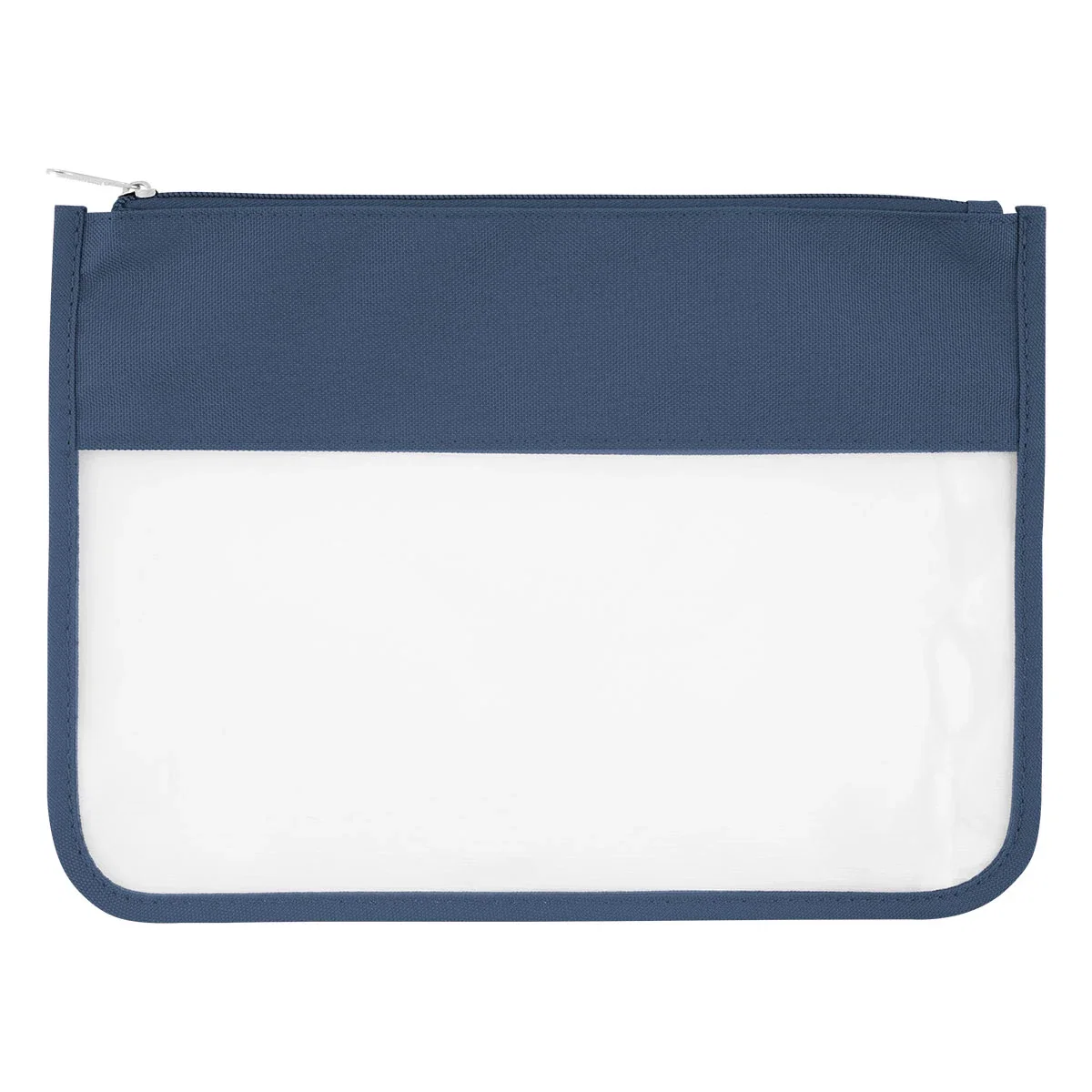 Angled view of the eight-inch tall travel bag