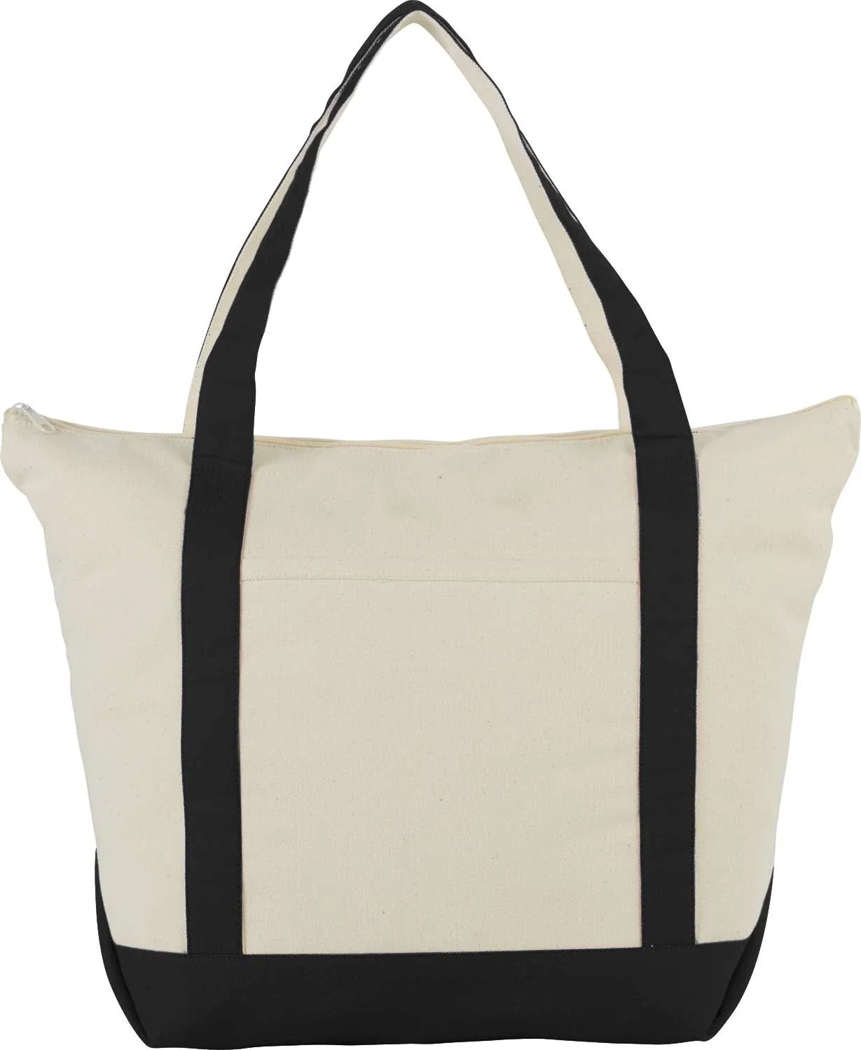 Classic 12oz Cotton Canvas Zippered Tote — view 4
