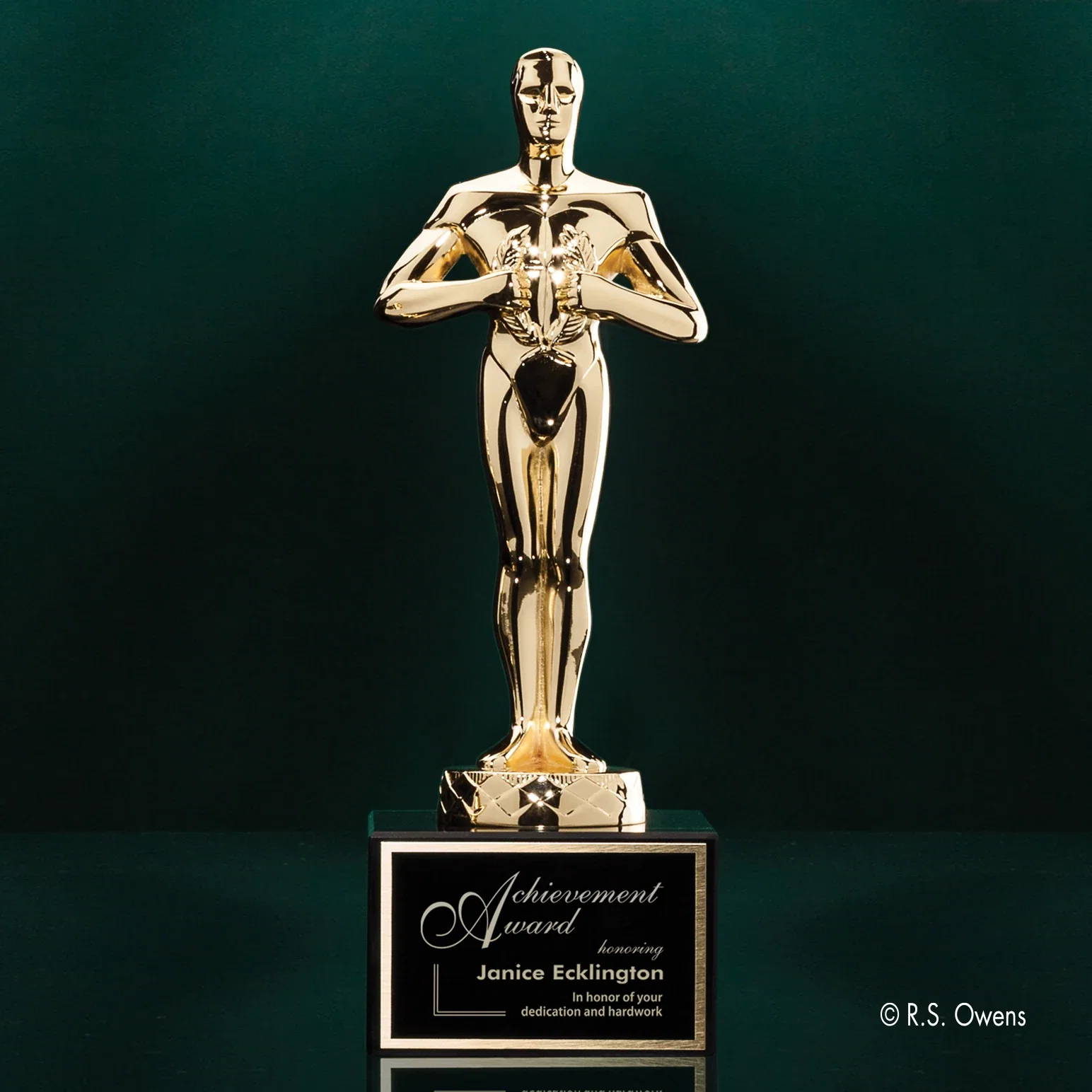 Custom Cast Metal Achievement Figure Award for sales achievement awards