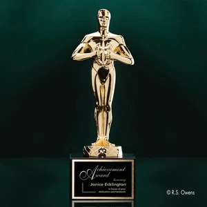 Cast Metal Achievement Figure Award