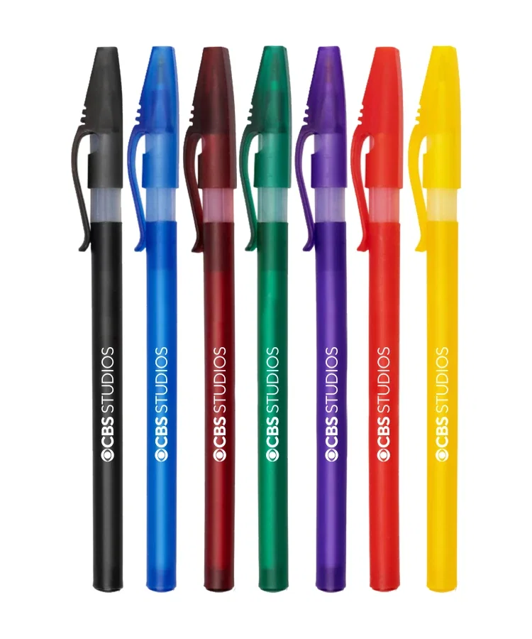 Classic Color Stick Pen with Grip