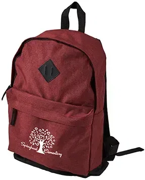 Personalized Heathered Backpack — view 2