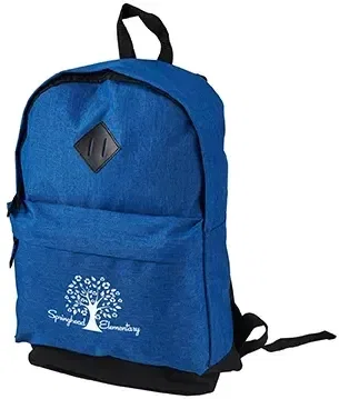 Personalized Heathered Backpack — view 3