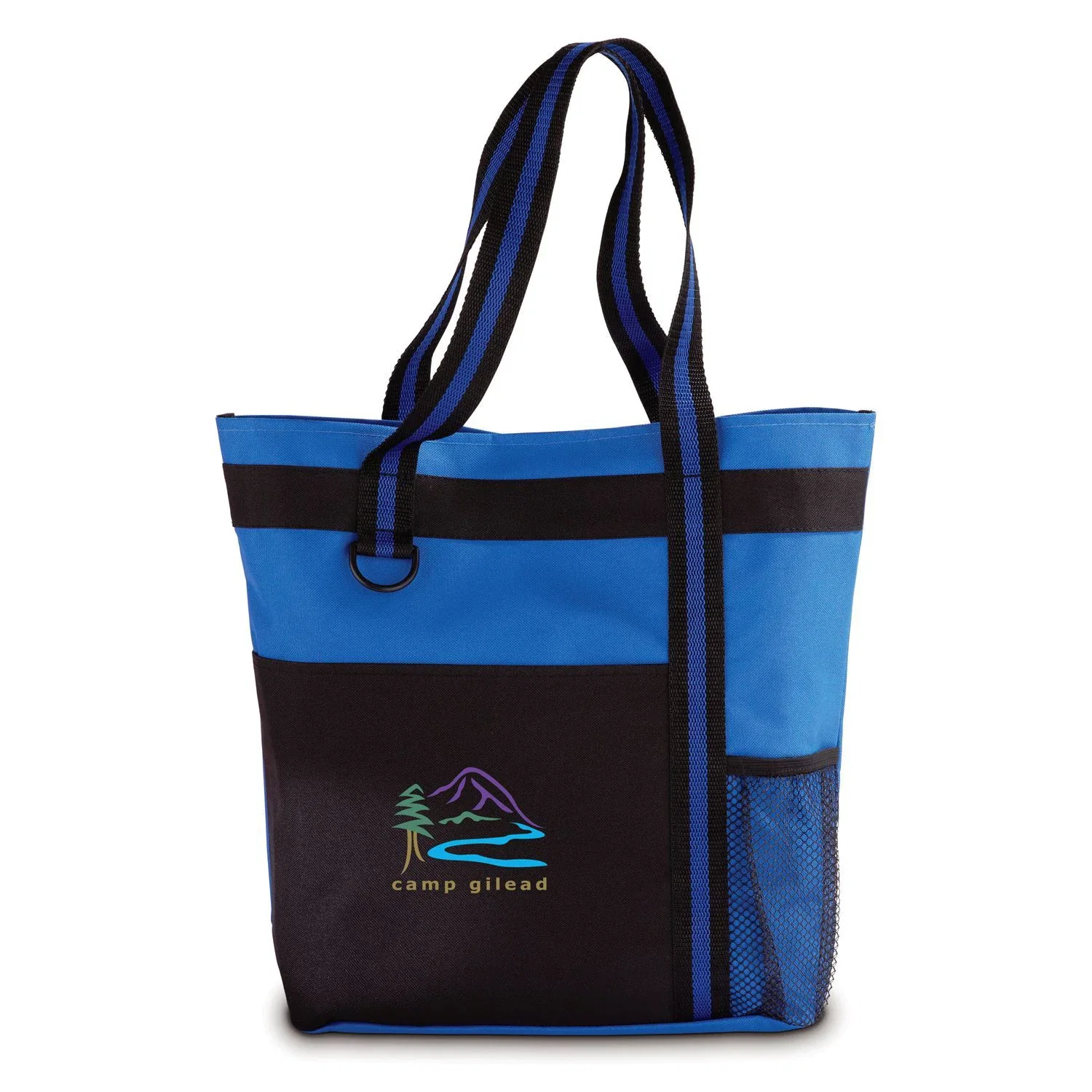 Classic Tote — Black/Royal Blue — view 3