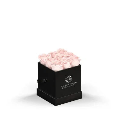 Two inch square gift box shown closed
