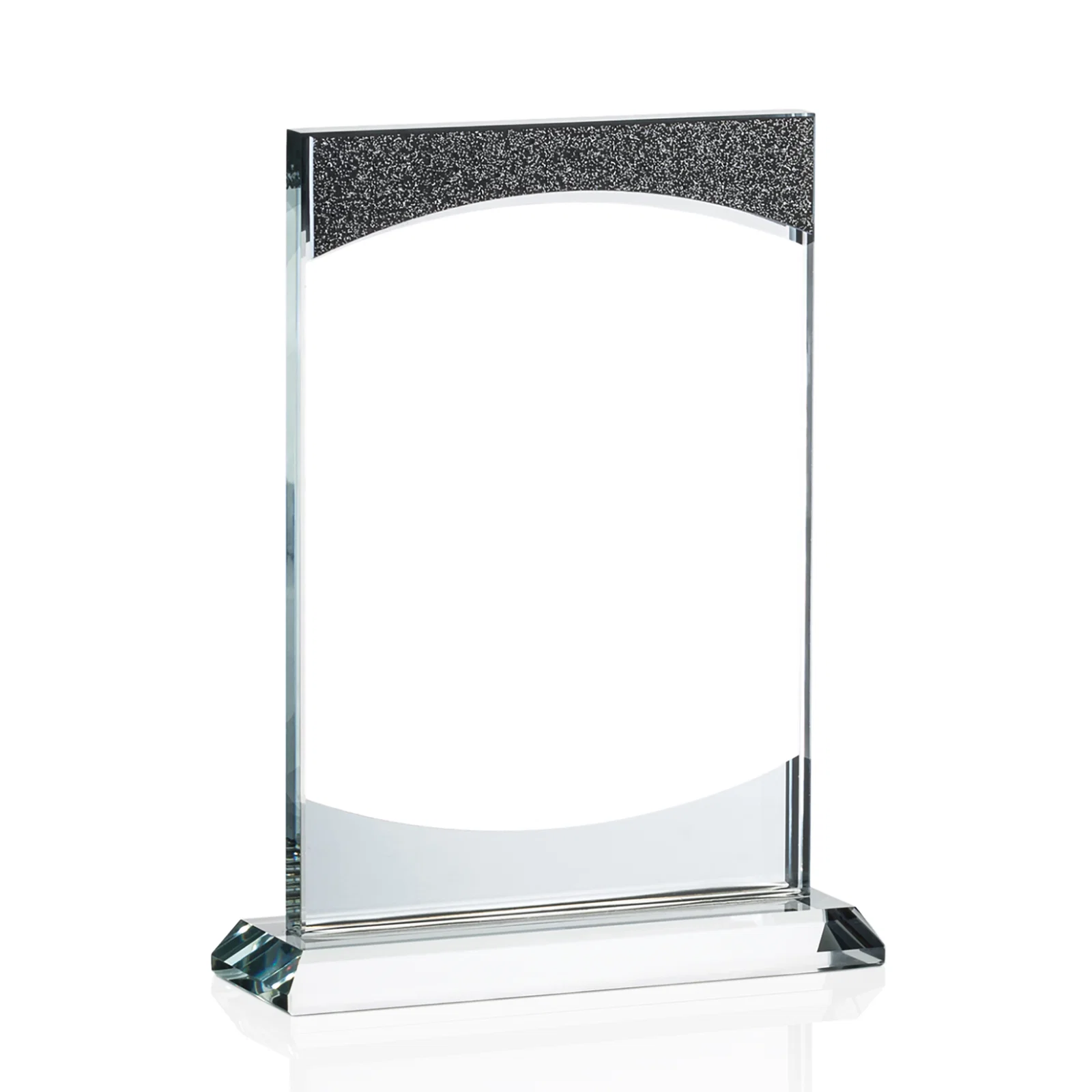 Claxton Custom Crystal Award with Mirror Finish — view 6