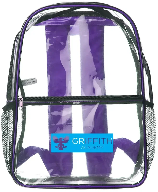 Personalized Clear Backpack — view 5