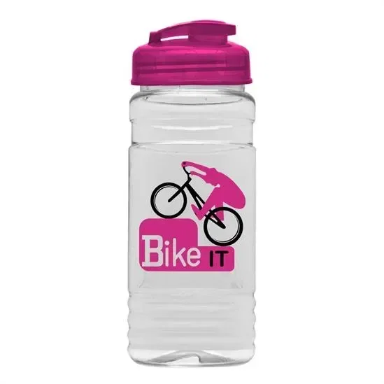 Clear Bottle with Flip-Top Lid (20 oz.)