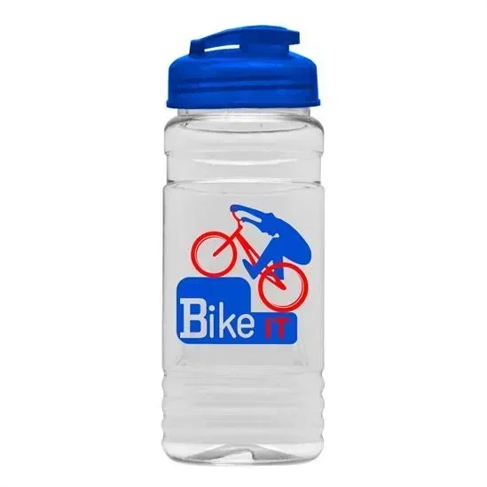 Clear Bottle with Flip-Top Lid (20 oz.) — view 3