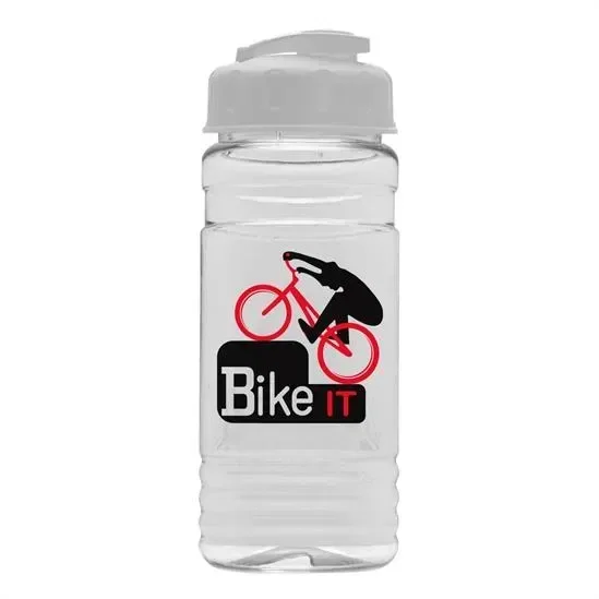 Clear Bottle with Flip-Top Lid (20 oz.) — view 4