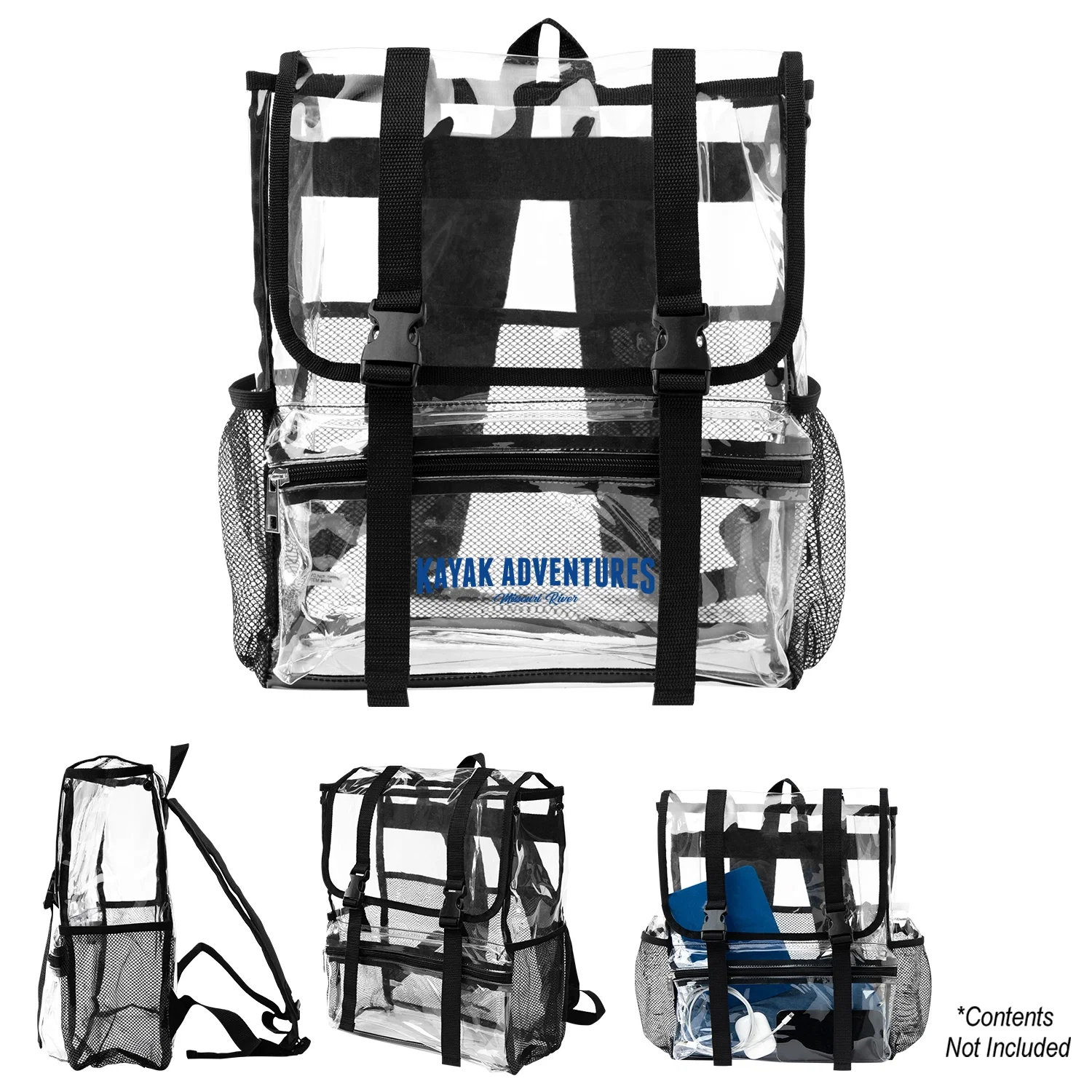 Adjustable shoulder straps shown on the back panel