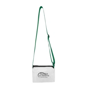 Clear Vinyl Crossbody Bag