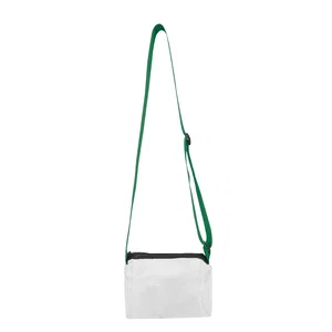 Clear Vinyl Crossbody Bag