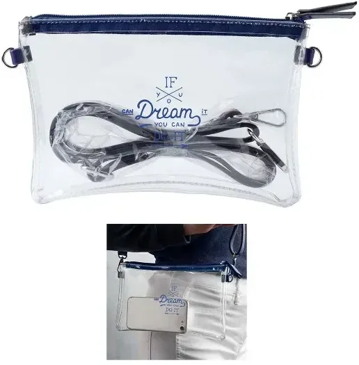 Personalized Clear Crossbody Purse — view 2