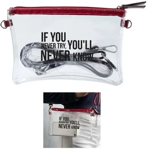 Personalized Clear Crossbody Purse — view 3