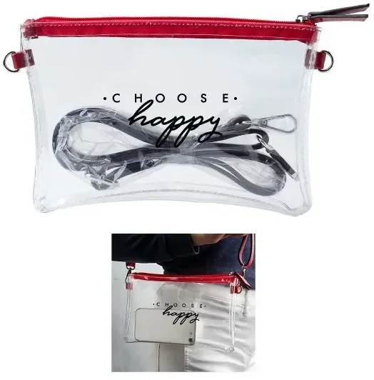 Personalized Clear Crossbody Purse — view 5