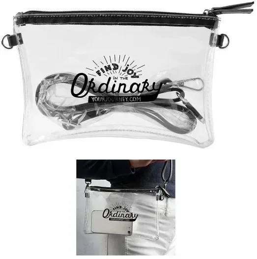 Personalized Clear Crossbody Purse — view 6