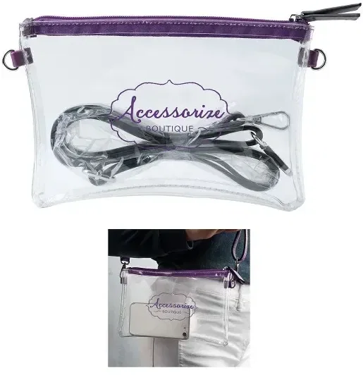 Personalized Clear Crossbody Purse — view 8