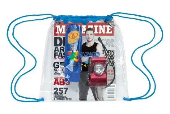 Good Value™ Clear Game Drawstring Backpack
