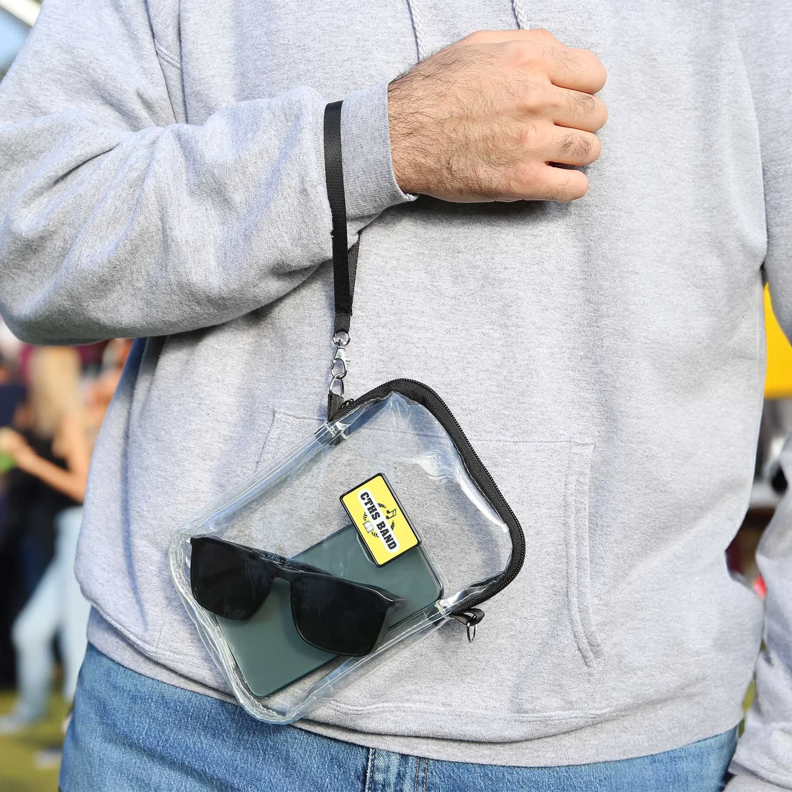 Clear Mini Crossbody Clutch — view 2