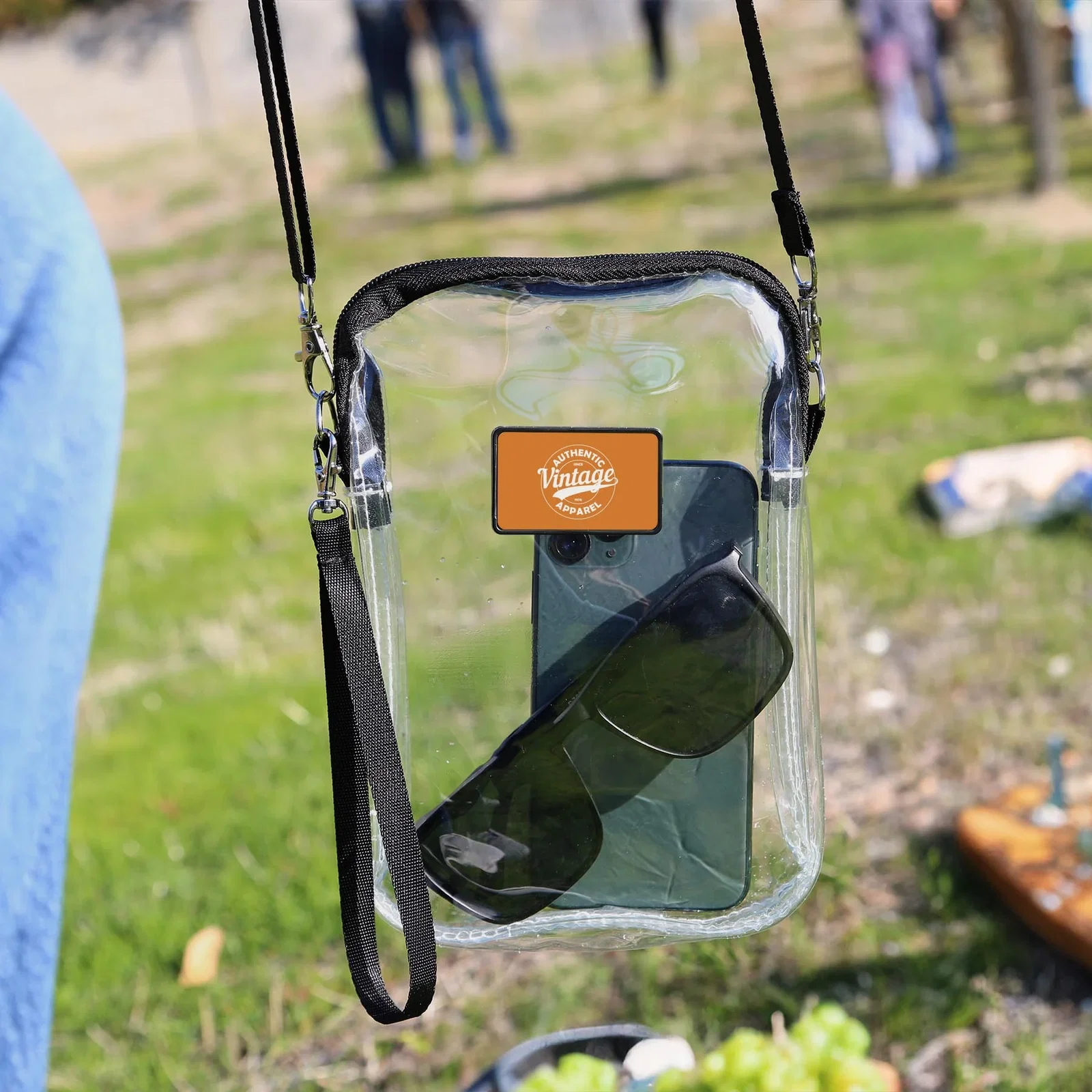 Clear Mini Crossbody Clutch — view 4