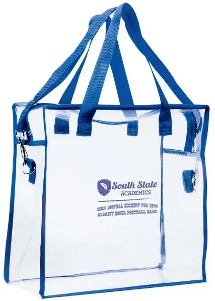 Customized Clear Stadium Bag — view 5