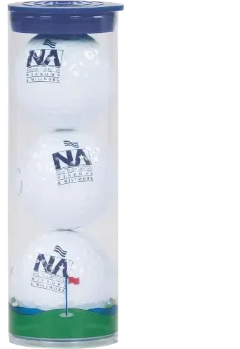 Custom Wilson Ultra Golf Ball Clear Tube