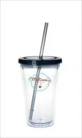 Good Value™ Clear Tumbler with Colored Lid - 18 oz. — view 6