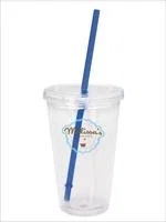Good Value™ Clear Tumbler with Colored Lid - 18 oz. — view 7