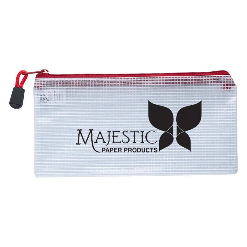 Clear Zippered Pencil Pouch — view 4