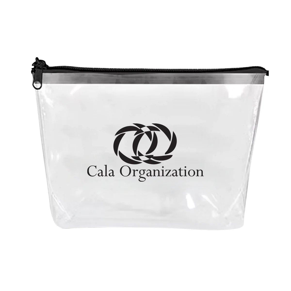 Pouch opened to reveal the space inside