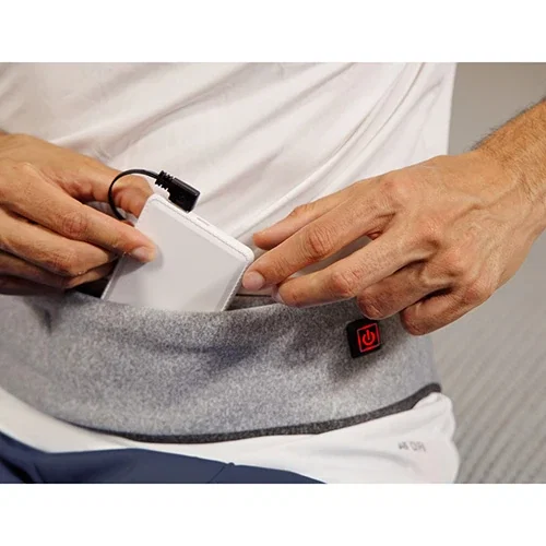 Custom Comfort Logic heating wrap with logo imprint area