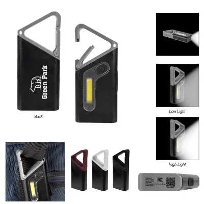 Gray accent version of the rechargeable clip light